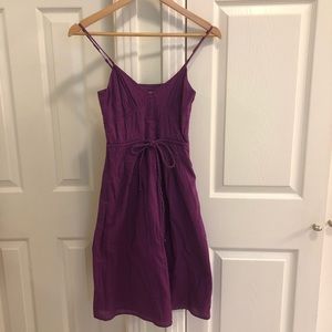Purple summer dress